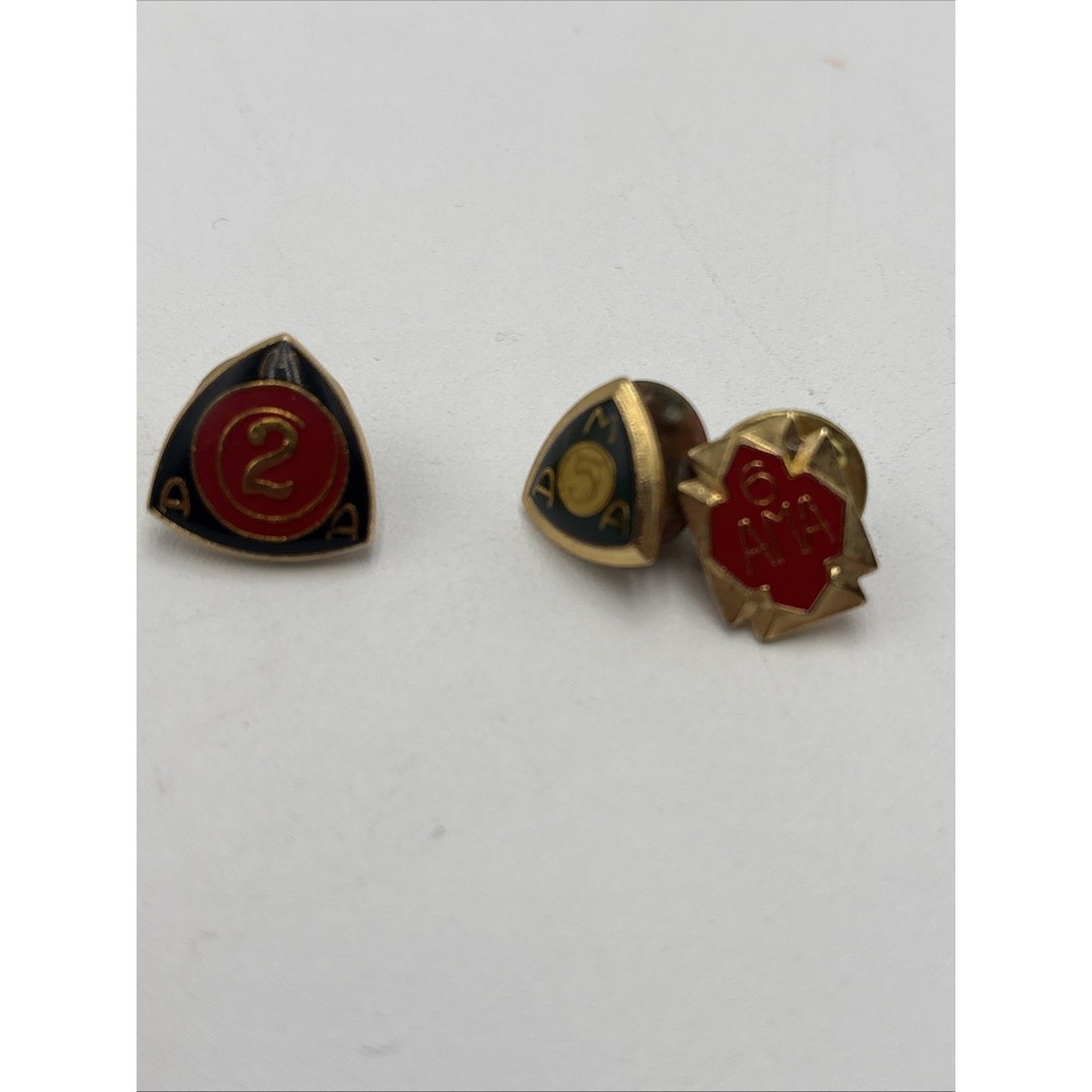 Vintage AMA American Motorcycle Association Lapel Pins 50's 70's 80's Lot Of 12